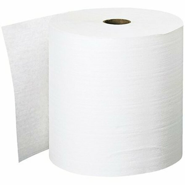 Bsc Preferred 8'' x 600' Scott Essential Plus White Hard Roll Towels, 6PK S-12850